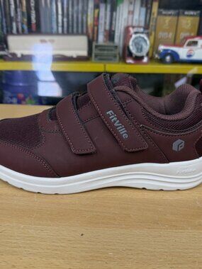 FitVille Women Diabetic Shoes 7.5 EW for Swollen Feet Sneakers Strap Closure